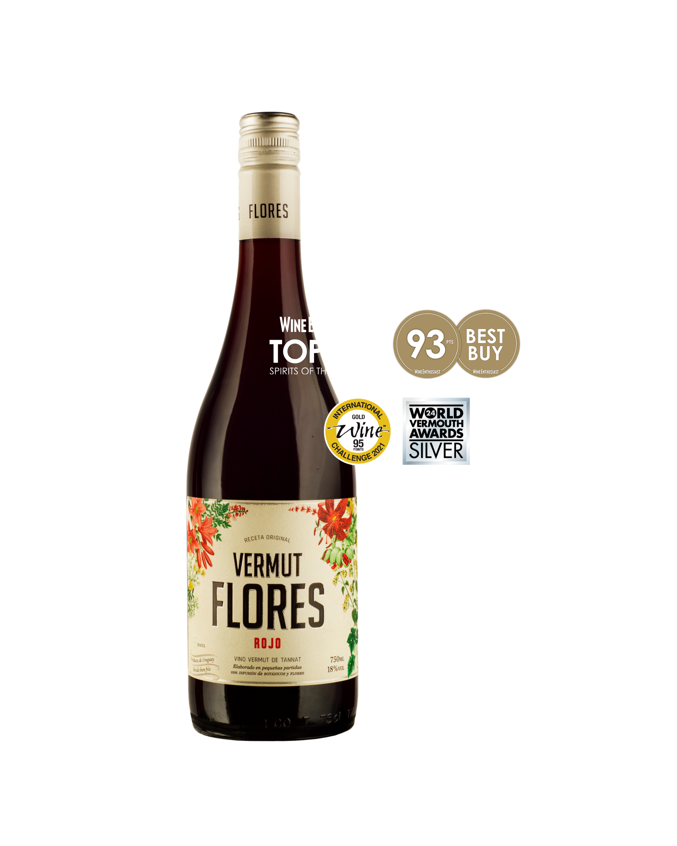 Vermut Flores Rojo